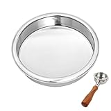 58mm Blind Filter - Stainless Steel Backflush Insert Disc, Heavy-Duty Rustproof Cleaning Disc for Breville & Gaggia Classic Espresso Machines - Compact & Lightweight Coffee Machine Accessories