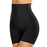 SIMIYA Women Tummy Control Knickers High Waisted Shapewear Slimming Underwear Comfort Body Shaper Black M