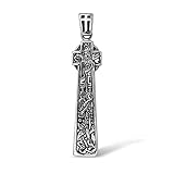 WithLoveSilver 925 Sterling Silver Celtic Iona Ancient Cross in Scotland Pendant, Sterling Silver, No Gemstone