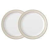 Denby 16048803 Linen 2 Piece Small Plate Set
