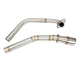 exhaust ybr + Tubo di scarico modifica moto tubo di scarico in acciaio inox per YZF R15 MT-15 MT-125 2008-2017 for yzf r125 down pipe