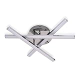 ValueLights | 3 Way Adjustable Crossover Chrome Ceiling Light Fitting for Living Room Hallway - IP44 Bathroom | Bathroom & Home Improvements Essential