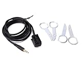 6000CD AUX Input Cable Adapter for Ford Fiesta Focus Mondeo 6000 CD Audio Lead Cable