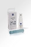 ZEISS AntiFOG Kit, De-Misting Treatment for Glasses & Spectacles, Fog Prevention 15ml Spray + Cloth(Twin Pack)