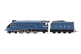 Hornby Steam Train - R3395TTS RailRoad LNER, A4 Class, 4-6-2, 4468 ‘Mallard’ - Era 3 00 Gauge Locomotives for Train Set, Engine Models for Adults - 1:76 Scale Model Gift DCC Fitted - With Sound