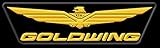 Masterpatch Hon Gold Wing Goldwing Wide Wings Patch Intended for Honda Goldwing Bikers 1500 1800 Motorcycle Motorbike Aufnäher parche Bordado brodé patche écusson Toppa ricamata