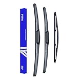 Vipa Car Parts Premium Wiper Blade Set | fits: NISSAN MICRA IV K13 Hatchback (Sep 2010 to Dec 2017) | All-Weather Performance | Durable, Streak-Free Windshield Wipers | Easy Installation