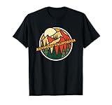 Vintage Kenwood, California Mountain Hiking Souvenir Print T-Shirt