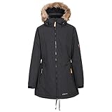 Trespass Womens Celebrity Warm Waterproof Jacket With Removable Hood, Black, 16 EU