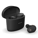 Yamaha TW-E5B True Wireless Earbuds, Bluetooth Headphones, Premium Sound, CVC Clear Voice Capture, Ambient Sound, IPX5 Water Resistant for Sport (Black)