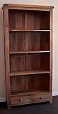 Oak and Pine Online Odisha 100% Solid Mango Large Bookcase Cabinet !! Fully Assembled Living Room Furniture