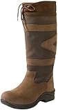 Toggi Canyon waterproof long country boots leather riding brown casual (Chocolate brown, Euro 42 Wide)
