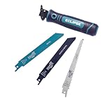 Eclipse Professional Tools EMFH4PS Multi-Function Handle and Reciprocating Saw Blade Set, Handsaw for Cutting Wood, Metal and Nail Embedded Wood