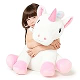 Zappi Co Children's Magical Unicorn Large Plush Toy - Soft, Cute & Cuddly Stuffed Animal for Girls and Kids - 50cm High Lifelike Unicorn