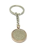 1953 72nd Birthday Keyring-British Sixpence Keyring- Mum, Dad, Brother, Sister- 72nd Birthday-Coin Keyring, Sixpence Coin, 72nd Anniversary Rose/G