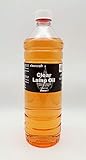 CLEARCRAFT SMOKELESS, ODOURLESS COLOURED LAMP OIL - 1 LITRE - FREE FUNNEL - PERFECT FOR USE WITH MODERN OIL CANDLES, TRADITIONAL OIL LAMPS BOTH INDOOR AND OUTDOOR USE (AMBER)