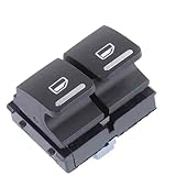 PaCsci Window Switch For VW Beetle Cabrio 2013-2019, Black, Power Window Single Switch 5C5959857A, Mechanical Push Button, Manual Operation