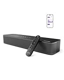 ULTIMEA 2.1ch Sound Bar for TV, Built-in Subwoofer, APP Control, Peak Power 120W, All-in-one PC Soundbar for Game, Bluetooth 5.3 TV Sound Bar Speakers, OPT/AUX/Wall Mount, Solo B30 Pro
