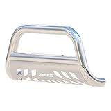 ARIES 35-2006 3-Inch Polished Stainless Steel Bull Bar, No-Drill, Select Toyota 4Runner