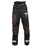 Oregon Yukon + Type A Class 1 (20 m / s) Chainsaw Protective trousers for Sawing, Black, Size L (EU 50-52)