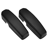 SG Store 1 pair Car Windscreen-Bulkhead Support Bracket Covers LRD604 Compatible with Land Rover Defender Support Bracket Protection Cap Covers ABS Plastic Black