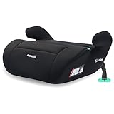 My Babiie Booster Lite R129 Car Seat - Lightweight at 1kg, Approx. 6-12 Years (125-150cm, 22-36kg), i-Size Backless Child Car Seat, Group 3, Compact, Portable, Ideal for Travel - Black