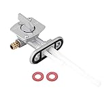 Fuel Petrol Tank Switch, EVGATSAUTO Gas Fuel Tank Tap Petcock Switch Valve, Motorcycle Fuel Tank Switch Replacement for PW80 PY80 Peewee 80 TTR125 2000 2001 2002 2003 2004 2005