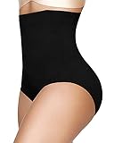 SIMIYA Shapewear for Women High-Waist Tummy Firm Control Knickers Slimming Underwear Seamless Waist Shaper (Black, XXXL/XXXXL)