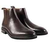 John White Men's Brecon Classic Leather Chelsea Boots (Brown, UK Footwear Size System, Adult, Men, Numeric, Medium, 11)