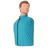 Cardiopulmonary Resuscitation Training Mannequin Rubber Half Body Artificial Respiration Human Model for First Aid Training Patient Education Teaching