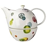 Goebel Colori Table Ware 23-123-37-1 Teapot with Warmer Porcelain 19 x 16 cm