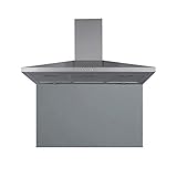 SIA SP90GY Toughened Glass Splashback for Kitchen, Cookers, Hobs, 90cm x 75cm, Heat Resistant, Grey