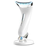 Facial Massager Face Lifting Device: Electric Skin Tightening Machine Neck Lift with 45°C Heat EMS Massage - 3 LED Microcurrent Wand Anti-Wrinkle - Anti-Aging Neck Eye Massagers for Skin Care