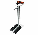 Accuro DB100 Eye Level Digital Medical Scale, 500 lb./227kg Capacity, Calculates BMI