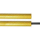 Tailgate Lift Supports Compatible With Toyota Starlet 2nd KP60 5-door Station Wagon/van 1978-1984 Rear Trunk Boot Gas Struts Springs Dampers(Yellow Carbon Fiber)