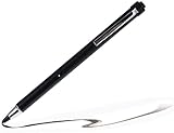Broonel Navitech Midnight Black Rechargeable Fine Point Digital Stylus Compatible With The Bush Spira B3 8 Inch 32GB Tablet