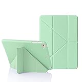 MuyDoux Origami Case for iPad mini 5 4 3 2, iPad Mini Case 7.9 Inch, 5-in-1 Multiple Viewing Angles, Smooth Front Cover & Shockproof Soft Flexible Back, Auto Sleep/Wake, Green