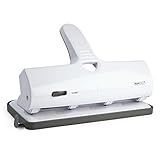 Rapesco 1324 Heavy Duty ALU 40 Metal 4-Hole Punch, 40 Sheet Capacity, White