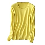 Womens Long Sleeve Tops Ladies Jumpers Side Buttons Sweatshirts Tunic Tops UK Womens Jumpers Plain Ribbed Cotton V Neck Tunic Top Long Sleeve Sweatshirt Ladies Winter Clothes Pullover Sweaters Yellow
