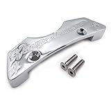 HASkulle Motorcycle Gas Tank Pads Center Cover Accessories for Suzuki Hayabusa Gsx1300R 1997-2019 Chrome, Silver