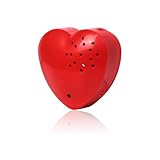 Pumwoy Heart Shaped Mini Voice Recorder 30 Seconds, Sound Box for Stuffed Animal Programmable Sound Button, Voice Box for Speaking Record Custom Message, Teddy Bear Voice Recorder