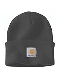 Carhartt Knit Cuffed Beanie hat, Black, OS