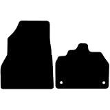 Carsio Carpet Van Cab Floor Mats For Renault Kangoo LL21ZE Electric Van 2021+ Onwards Tailored Fit Mat Set Complete Accessory Black Custom Fitted - All Weather - Black Trim
