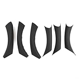 Lawnoval Door Panel Armrest Decoration Replacement For Bmw 3 Series For E90 E91 318 320 325, ABS Handle Trim (Black)