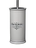Roses De Parfum Ceramic Vintage Bathroom Accessory Toilet Brush Holder with Brush Gift Idea