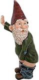 15cm Garden Gnome Ornament, Funny Peeing Gnome Naughty Garden Gnome for Lawn Ornaments, Indoor or Outdoor Decorations