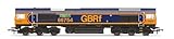 Hornby R30353TXS GBRf, Class 66, Co-Co, 66754 'Northampton Saints' - Era 11 (Sound Fitted) Loco - Electric, Blue