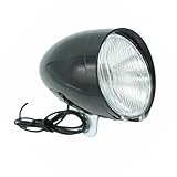 Laxzo ® Bicycle Lights, Dynamo Retro Bicycle Front Light Waterproof Bike Vintage Headlight with Plastic Fittings & Wire, Safety Warning Night Light Bike Decoration for Cycling Safety