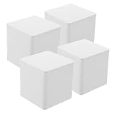 ERINGOGO 4pcs Sealed Storage Tank Tinplate Tea Jar Lids for Loose Tea Cookies Sugar Grey