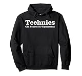Vintage Music Turntables Technic Old School DJ Equipment Pullover Hoodie